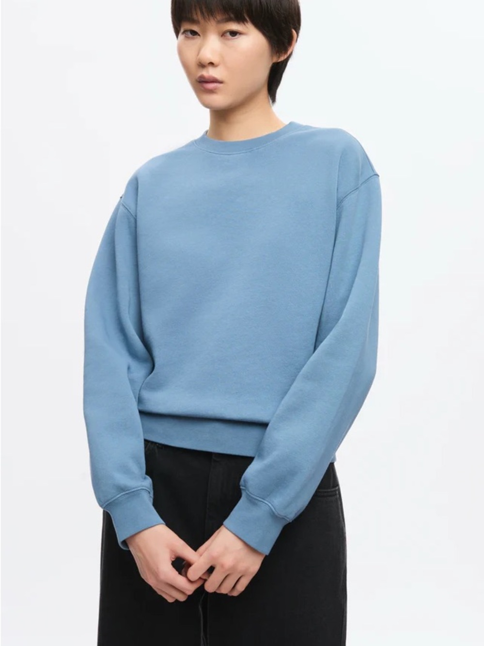 KOTN Sky Blue Cotton Essentials Crewneck Sweatshirt